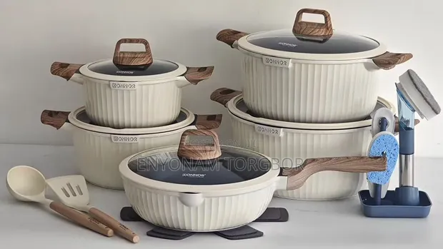 DONNOR 11pcs Non-stick Cookware Set - 1