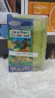 Sip Snack Combo Pack: Lunch Box & Water Bottle Set (Green) - 2