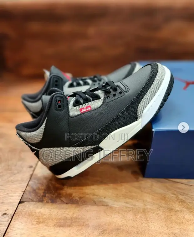 Original Air Jordan 3 Levi’s Retro SP Black Denim - 1