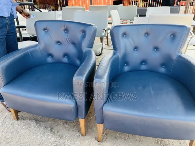 Used UK Leather Sofa Chairs - 1