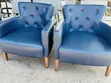 Used UK Leather Sofa Chairs - 3