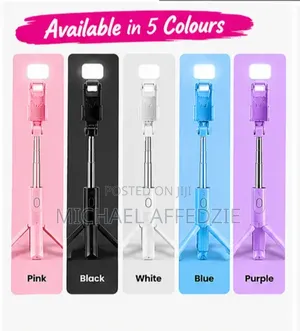 SnapLife R15 Selfie Stick Tripod with LED Fill Light