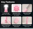 SnapLife R15 Selfie Stick Tripod with LED Fill Light - 2