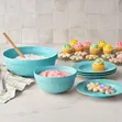 Member’s Mark 2-Piece Floral Ceramic Prep & Serve Bowls - Green - 2