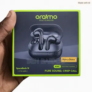 Oraimo Spacebuds N Wireless Earbuds - Black