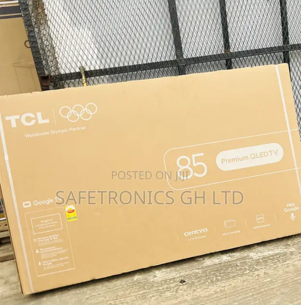 TCL 85 Inch UHD 4K Smart Android Frameless LED TV - 1