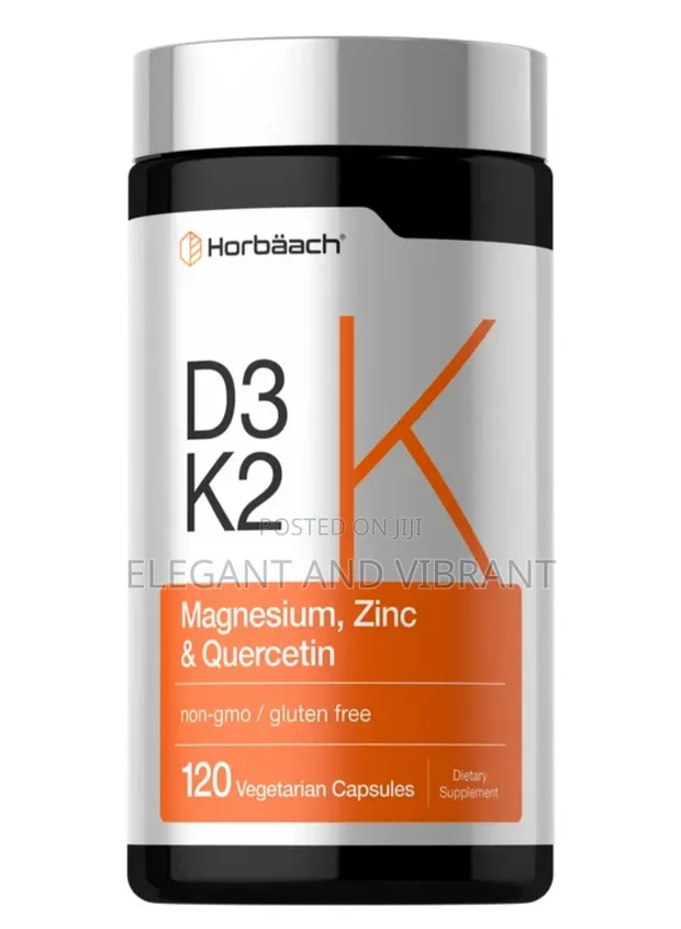 Horbaach Magnesium with Vitamin D3, Zinc & Quercetin - 120 Capsules - 1