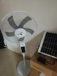 Solar Rechargeable Standing Fan - 2