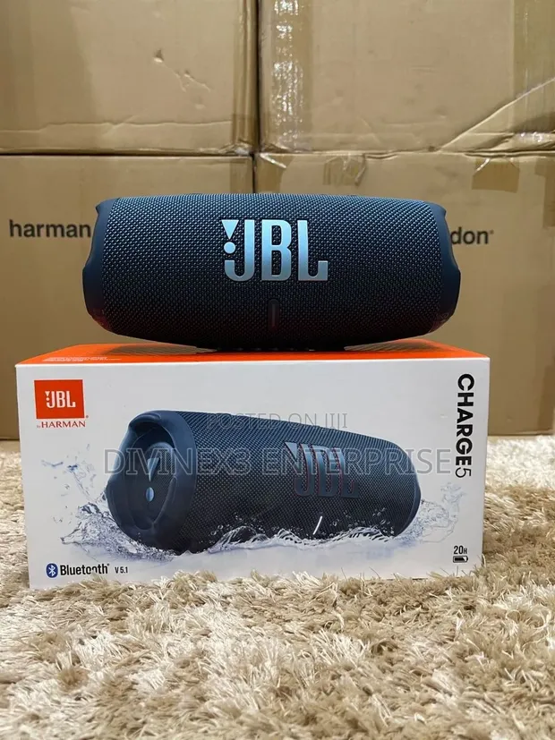 JBL Charge 5 Portable Bluetooth Speaker - 1