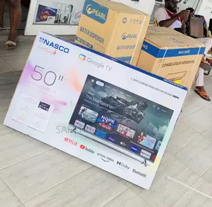 Brand New Nasco 50-Inch Smart UHD Android Frameless TV