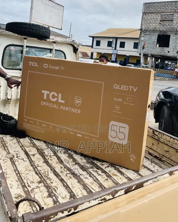 Super Adorable TCL 55” QLED Smart TV (Black) - 1
