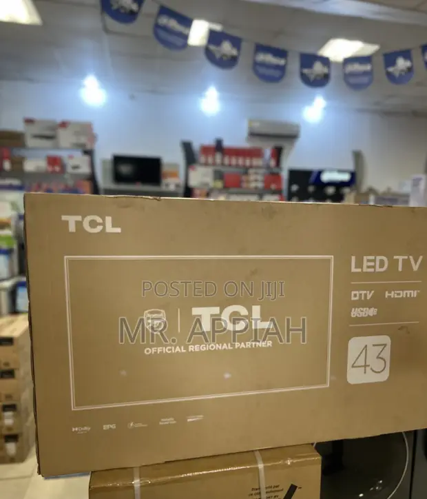 Premium TCL 43” QLED Smart Android TV - 1