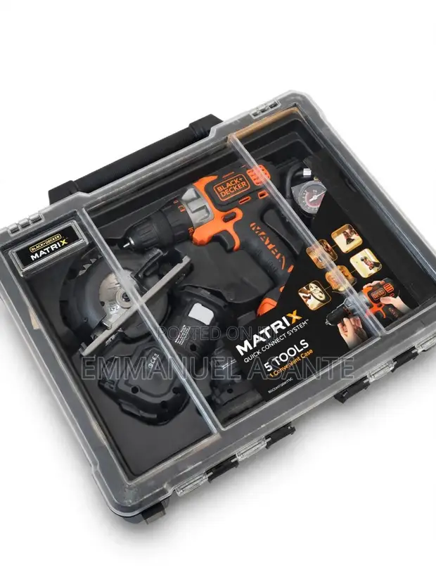 Black + Decker 20V MAX MATRIX Cordless Drill/Driver - 1