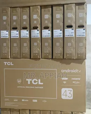 TCL 43" Smart Android TV (Black)