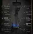 4-in-1 Multi-Functional Piano Digital Shower System - 2