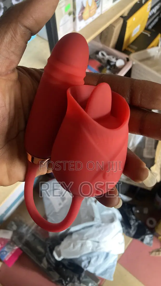 HOT 2-in-1 Rose Vibrator - 1