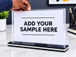 Premium Acrylic Display Stand with Black Base - 1