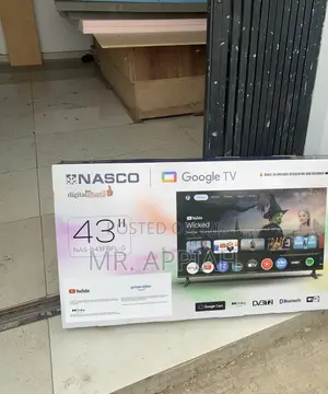 Efficient Nasco 43 Inch Smart Satellite Television (Black)
