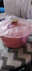 Brand New Oven Safe Cast Iron Pot with Enamel Coating - 2