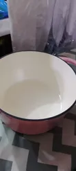 Brand New Oven Safe Cast Iron Pot with Enamel Coating - 5