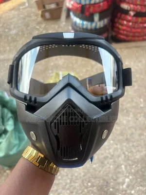 Detachable Motor/Tricycle Goggles - Full Face Shield with Anti-Fog