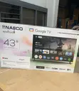 Super Classic Nasco 43” Smart Satellite TV (Black) - 2