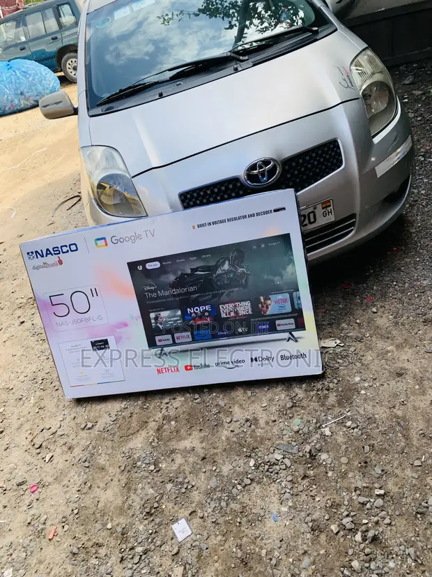 Nasco 50" UHD Smart Flat Vidaa TV - 1