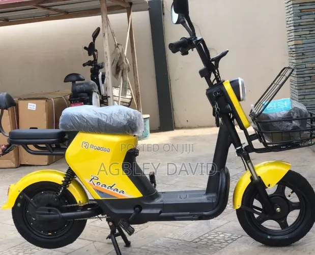 Brand New 2026 Electric Scooter - Yellow - 1