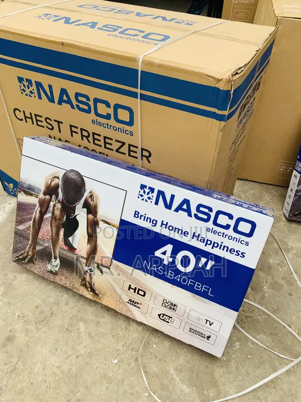Brand New Nasco 40" Full HD LED Satellite TV - 1