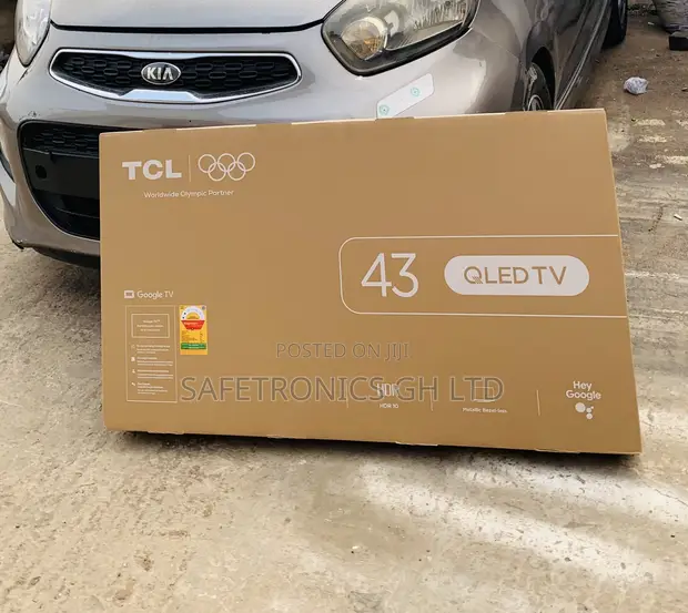 TCL 43 Inch Smart Android QLED TV - 1