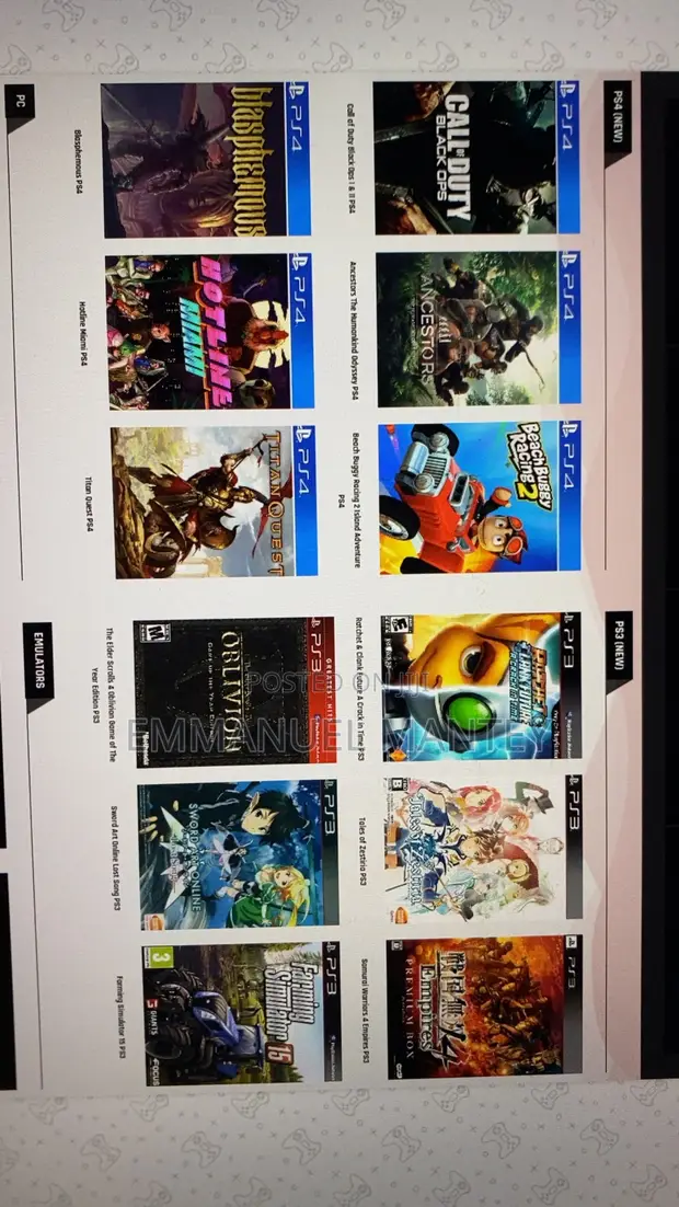 PS4 Games Installation Service - 1