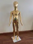 Brand New Kids Full Body Mannequin - Gold Chrome - 1