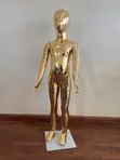 Brand New Kids Full Body Mannequin - Gold Chrome - 2