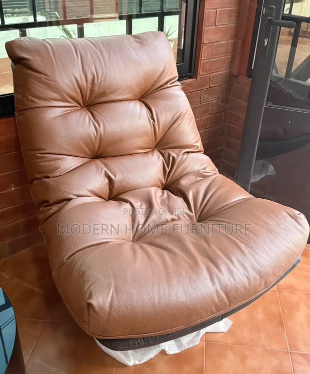 Luxury Brown Armchair | Imported | Super Comfortable - 1