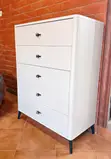 Luxury White Chest of Drawers | Imported | Spacious Storage - 2