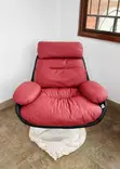 Luxury Red Armchair | Imported | Comfortable - 3