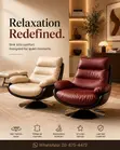 Luxury Red Armchair | Imported | Comfortable - 5