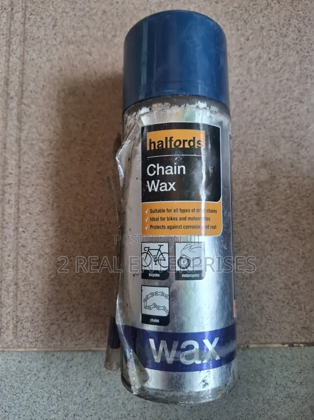 Halfords Chain Wax High Performance Lubricant Spray 400ml - 1