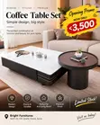 Modern Coffee Table Set | Imported | Under GH₵3,500 - 1