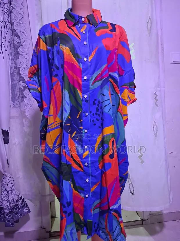 Becs Fashion World Women's Multi-Colour Polycotton Dresses - 1