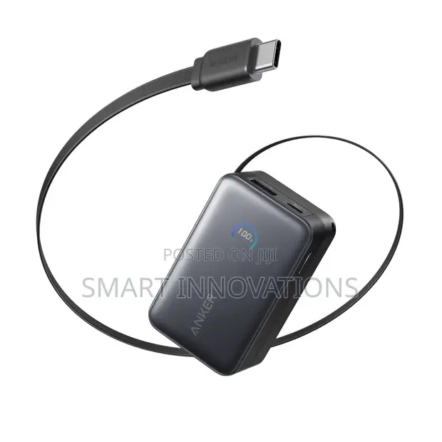 Anker Nano Power Bank (10K, 45W, Built-in USB-C Cable) - 1