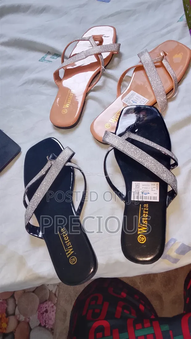 Wisteria Ladies Flat Slippers - 1