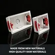 Electrical Junction Box - Flame-Retardant PVC - 3