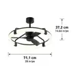 Artika Sunnyvale 28” Fandelier with Remote - 3