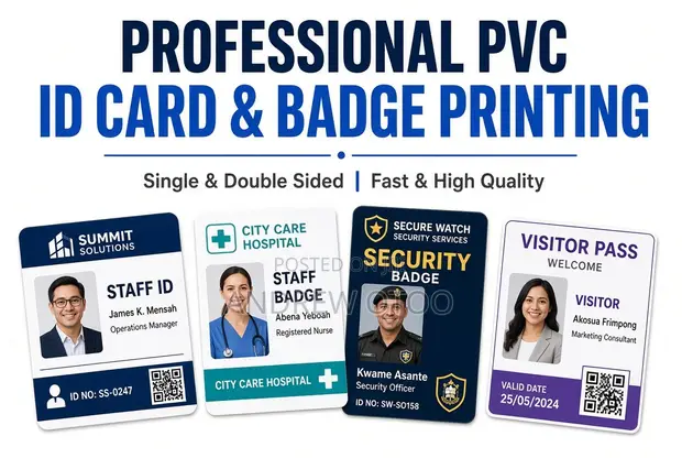 Professional PVC ID Card Badge Printing - 1