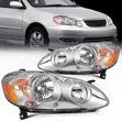 Toyota Corolla 2003-2007 Headlights (USA Spec) - 1