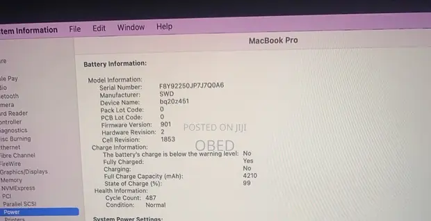 Apple MacBook Pro 2020 8GB Intel Core i5 256GB - 1