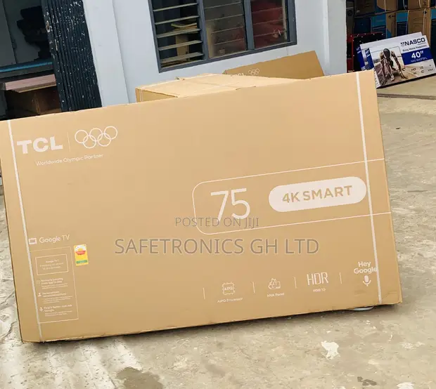 TCL 75 Inch 4K UHD Android Frameless LED TV - 1