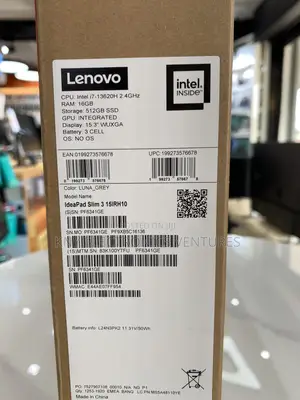 New Lenovo Ideapad 3 Laptop - Intel Core i7, 16GB RAM, 512GB SSD