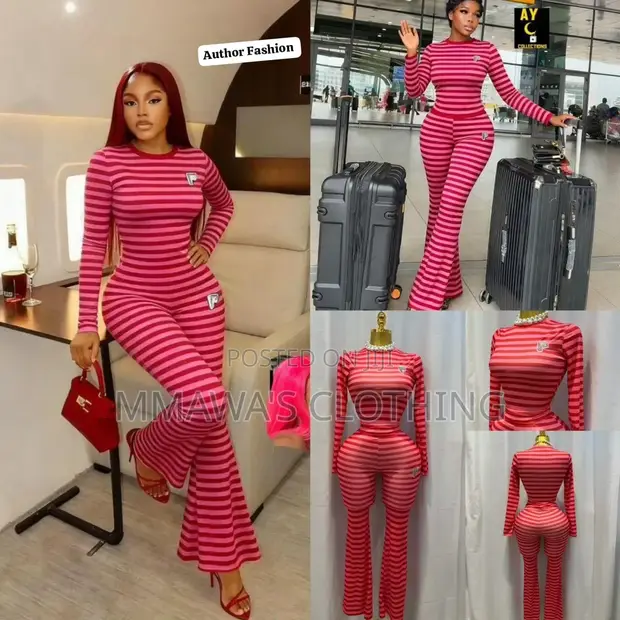 Zara 2-Piece Up and Down Set - Hot Pink - 1